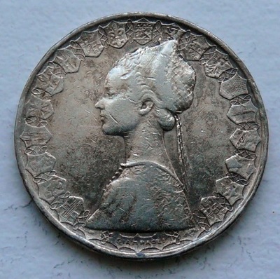 WŁOCHY - 500 lirów 1959 r. - srebro Ag