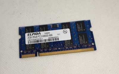 Pamięć RAM DDR2 ELPIDA 2GB 2Rx8 PC2-6400S-666 12-E1 800Mhz