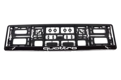 FRAME PLATES REJESTRACYJNEJ AUDI QUATTRO GEKON  