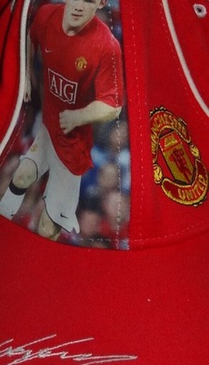 Czapka z daszkiem r. uniwersalny Manchester United Wayne Rooney