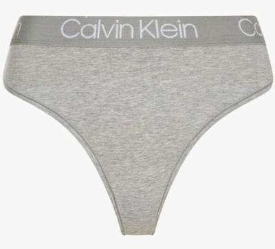 CALVIN KLEIN MAJTKI SZARE STRINGI Z LOGO M 2A5E4_A*