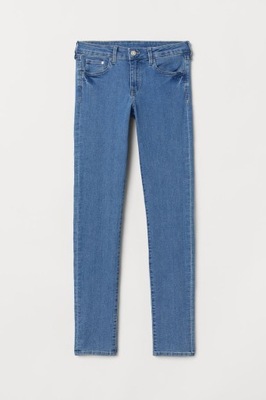 H&M spodnie skinny low jeans denim 30/32 U153