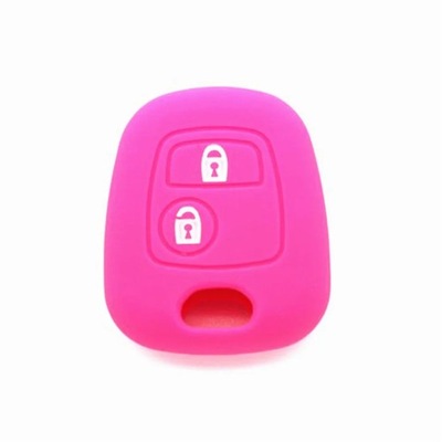 ROSESILICONE KEY CASE CASE PROTECTOR KLAWISZE PARA PEUGEOT 107 206 207 307 D  