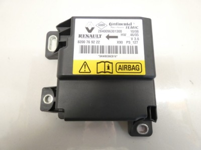 Датчик модуль подушка безопасности подушек dacia logan i ls mcv 04-12 8200769222 фото №1