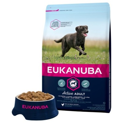 EUKANUBA ADULT LARGE dorosły pies sucha karma 15KG