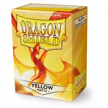 Koszulki na karty Dragon Shield Matte Yellow