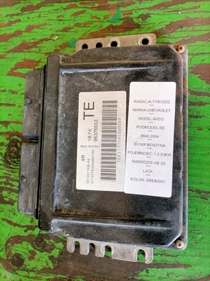 Бортовой компьютер двигателя 96376653 chevrolet aveoklas i фото №1