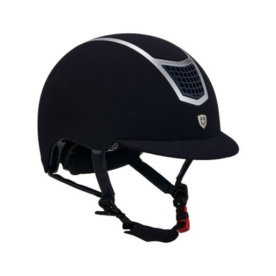 KASK EQUESTRO GRANATOWY M 56-58 CM Velvet