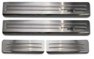 Mazda cx-3 накладки пороговые накладки na пороги стальной фото №1