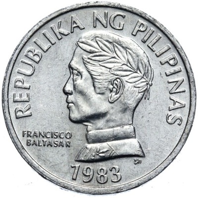 Filipiny - moneta - 10 Sentimo 1983 - FRANCISCO BALTASAR - Stan UNC