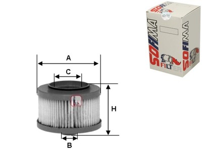 SOFIMA FILTRO COMBUSTIBLES 05019741AA 3009989 FA5701ECO 4  