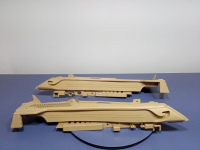 Bmw x5 e70 накладки напрямні шторка багажника kpl фото №1