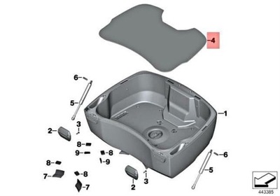 Чохол килимок bmw r 1200 rt r 1250 rt k 1600 gt фото №1