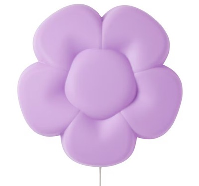 LAMPA ŚCIENNA LED, KWIAT LILIOWY UPPLYST IKEA