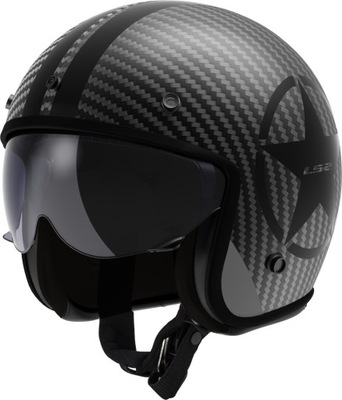 LS2 OF601 Bob II Carbon Star Kask odrzutowy