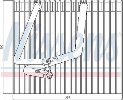 Испаритель renault nissens 92270 фото №1