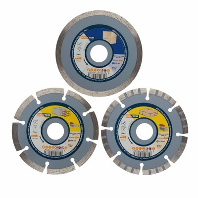 Tarcze diamentowe 115 x 22.2 3 szt. Dexter Leroy Merlin