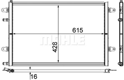 РАДИАТОР NISKOTEMPERATUROWA MAHLE CIR 10 000P