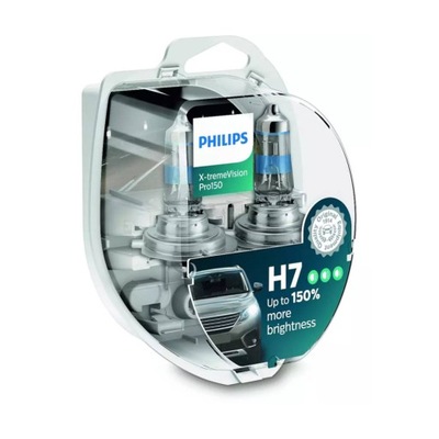 ŻARÓWKI PHILIPS H7 55W X-TREME VISION PRO150 BOX