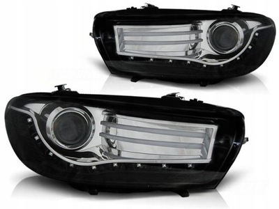 Лампи vw scirocco iii 08-14r daylight black led фото №1