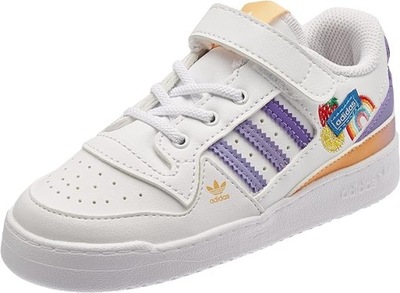 Buty dziecięce Adidas Forum LOW EL I 23 rzepy sportowe lekkie