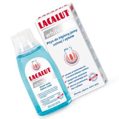 LACALUT PŁYN DO JAMY USTNEJ 300 ml WHITE