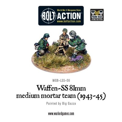 BOLT ACTION Waffen-SS 81mm mortar team 1943-45