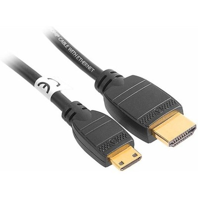 KABEL miniHDMI 1,4v 0,5 m GOLD TRACER