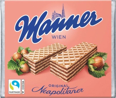 Manner wafelek orzechowy Neapolitaner 75g