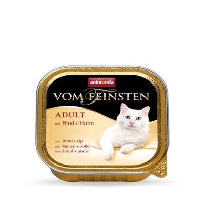 ANIMONDA Cat Vom Feinsten adult cat wołowina 100g