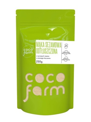 Mąka sezamowa odtłuszczona lchf 250g