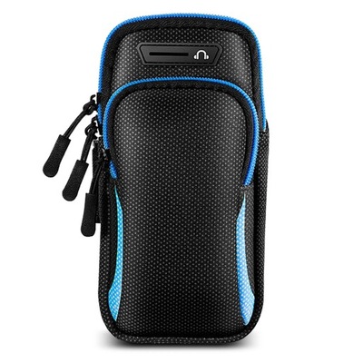 Niebieska sportowa torba na ramię na telefon