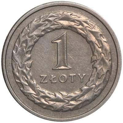 1 złoty, 1993, stan 1-/2+