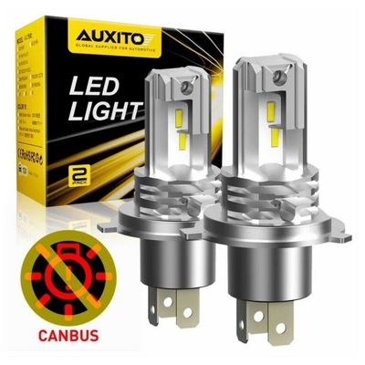 AUXITO 2 PIEZAS H4 9003 DIODO LUMINOSO LED LUZ DO PARTE DELANTERA FAROS CSP  