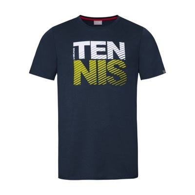 Koszulka tenisowa męska HEAD CLUB CHRIS T-shirt Granatowa L