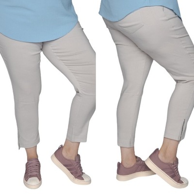 Spodnie z zameczkami CEVLAR kolor jasny gołąb rozmiar 42