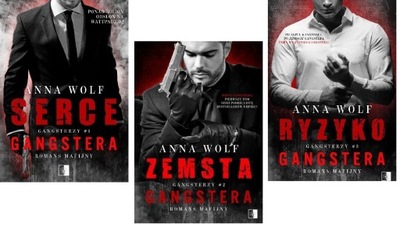 Anna Wolf Gangsterzy pakiet 3 tomy