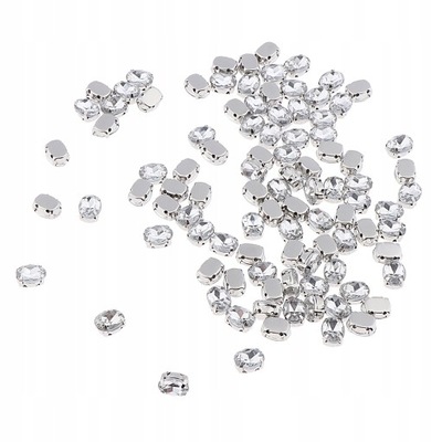 100x Naszyj Kryształy Strass Diamantes Koraliki