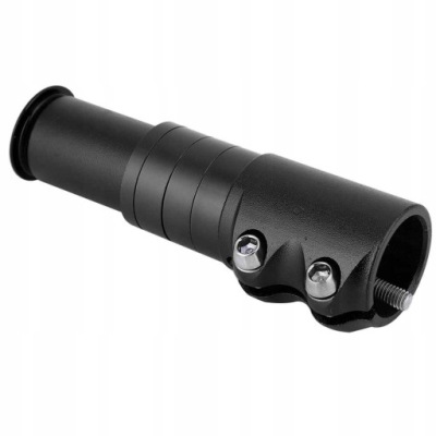 ADAPTER PRZEDŁUŻKA WSPORNIKA KIEROWNICY DO ROWERU PRZEDŁUŻACZ CZARNY