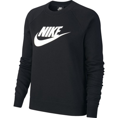 Bluza damska Nike Essentials Crew FLC HBR czarna BV4112 010 XL