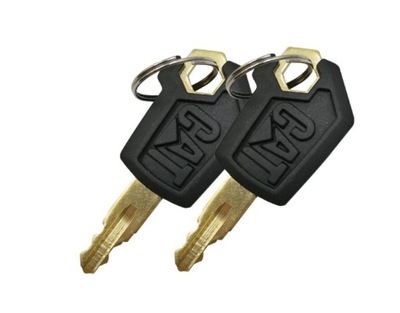 2 PCS. KEYS FOR IGNITION CAT 5P8500 UNIVERSAL FITS FOR WIESZKOSCI MODELI  