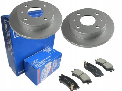 Тормозные диски + тормозные колодки ate перед hyundai atos фото №1