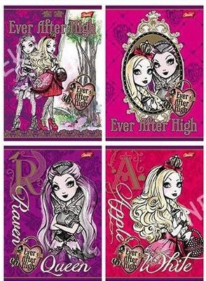 Zeszyt A5/16K trzy 3-linie EVER AFTER HIGH Majewsk