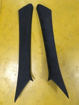 Левая защита обшивка стойка alcantara infiniti q30 фото №1