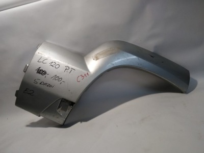 Toyota land cruiser 120 молдинг крила права задня фото №1