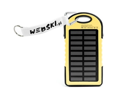 SOLARNY POWERBANK ŁADOWARKA SOLARNA DO TELEFONU