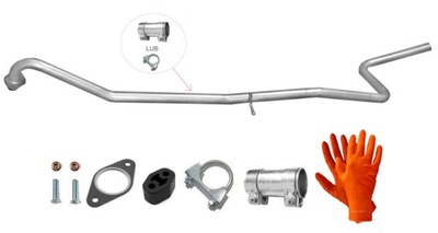 Ford fusion 1.4 tdci od 2002r. труба середня фото №1