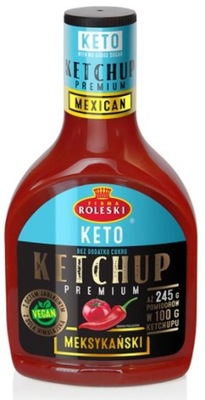 ROLESKI Keto kečup Mexický bez cukru PREMIUM