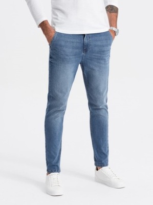 Spodnie męskie jeansowe OM-PADP-0117 jeans S defekt
