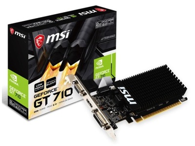 GeForce GT 710 2GB DDR3 64BIT DVI/D-SUB/HDMI